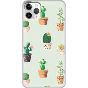 Чехол Uprint Apple iPhone 11 Pro Max L-green Cacti