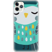 Чехол Uprint Apple iPhone 11 Pro Max Green Owl