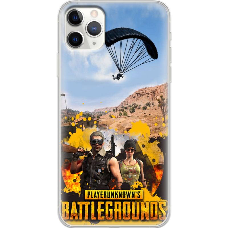 Чехол Uprint Apple iPhone 11 Pro Max Pubg parachute