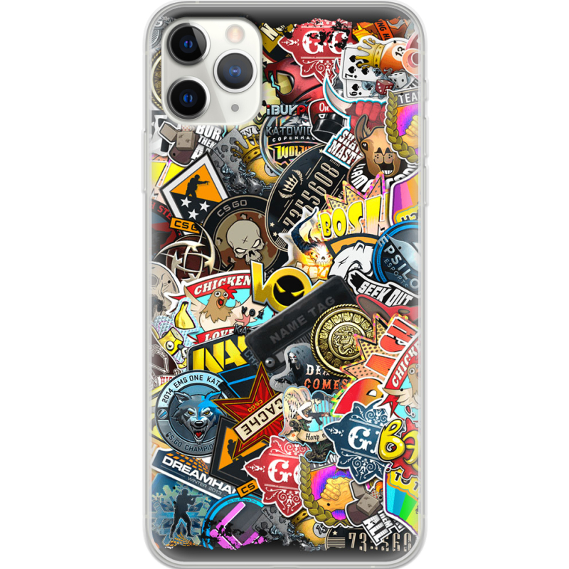 Чехол Uprint Apple iPhone 11 Pro Max CS:Go Stickerbombing