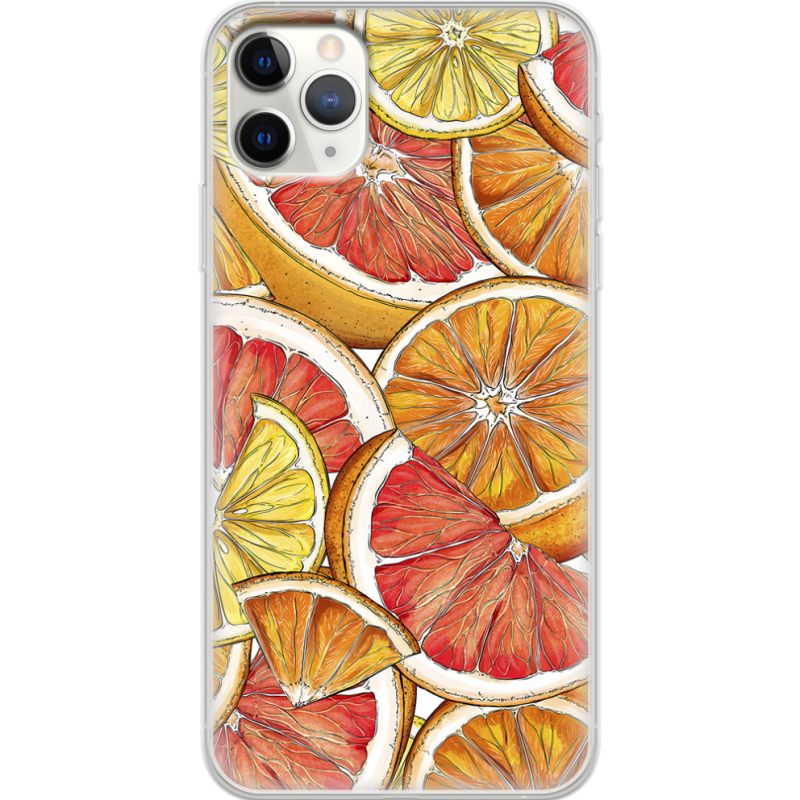 Чехол Uprint Apple iPhone 11 Pro Max Citrus Pattern