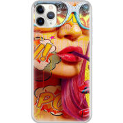 Чехол Uprint Apple iPhone 11 Pro Max Yellow Girl Pop Art