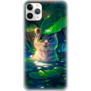 Чехол Uprint Apple iPhone 11 Pro Max White Tiger Cub