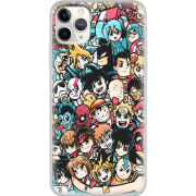 Чехол Uprint Apple iPhone 11 Pro Max Anime Stickers