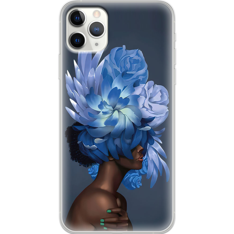 Чехол Uprint Apple iPhone 11 Pro Max Exquisite Blue Flowers