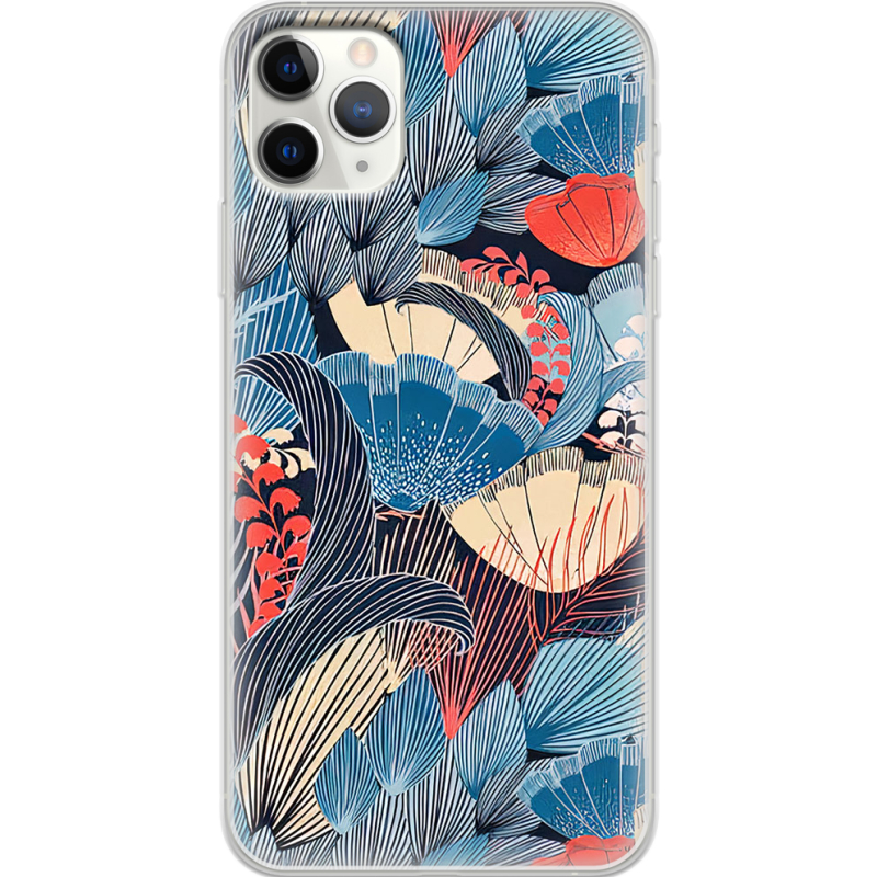Чехол Uprint Apple iPhone 11 Pro Max Blue Herb