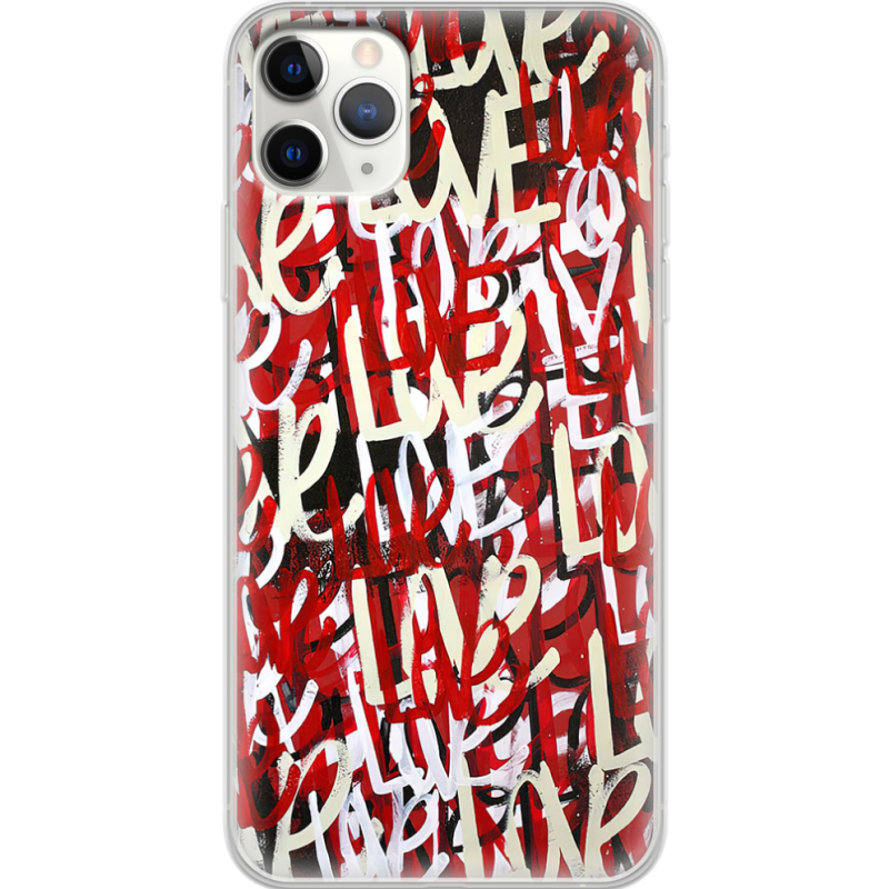 Чехол Uprint Apple iPhone 11 Pro Max Love Graffiti