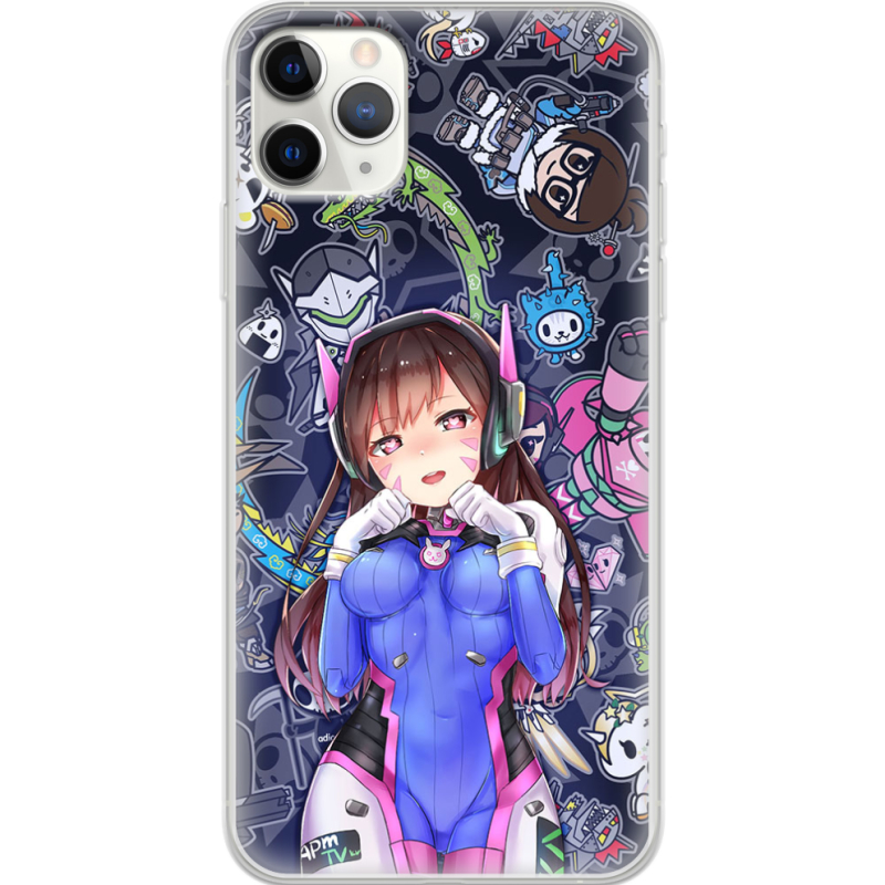 Чехол Uprint Apple iPhone 11 Pro Max Overwatch D.VA