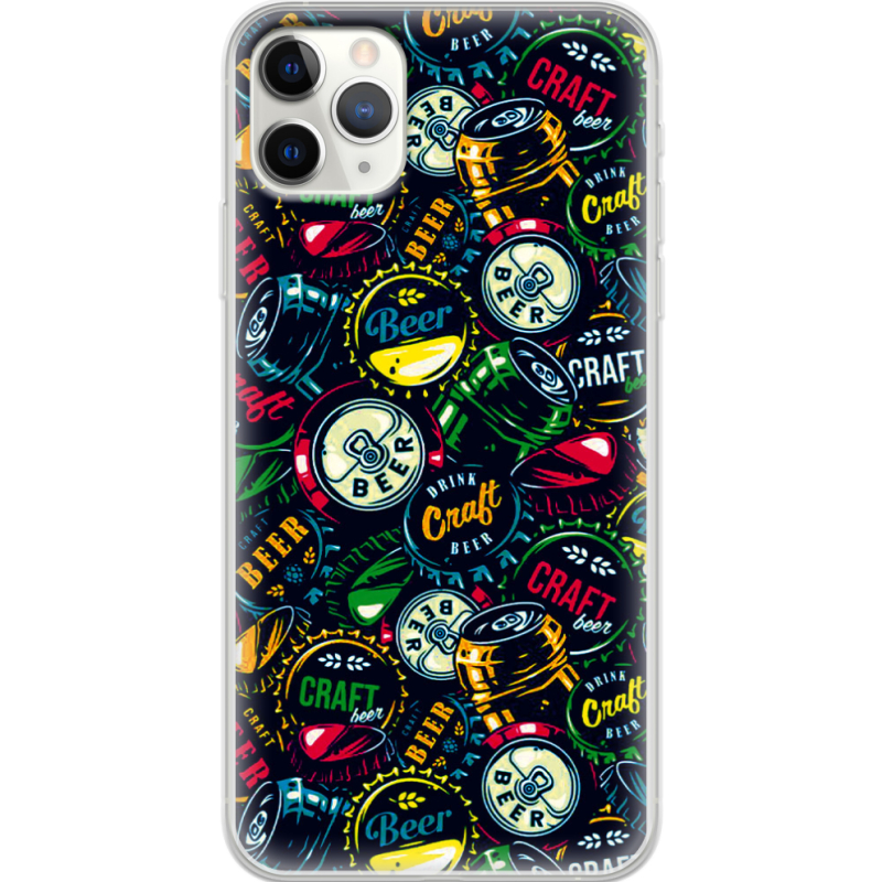 Чехол Uprint Apple iPhone 11 Pro Max Bottle Caps