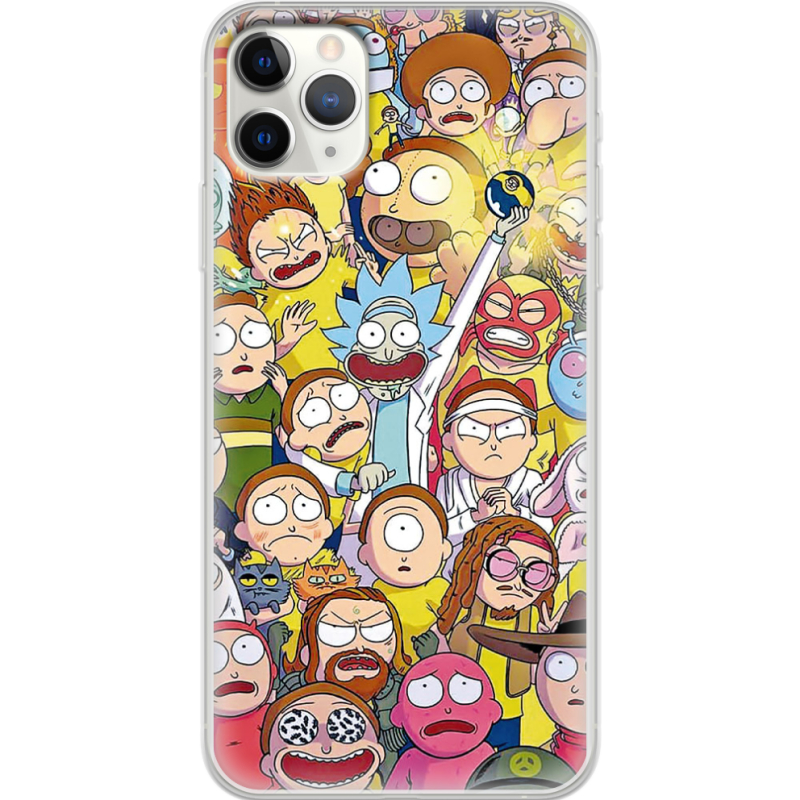 Чехол Uprint Apple iPhone 11 Pro Max Rick and Morty