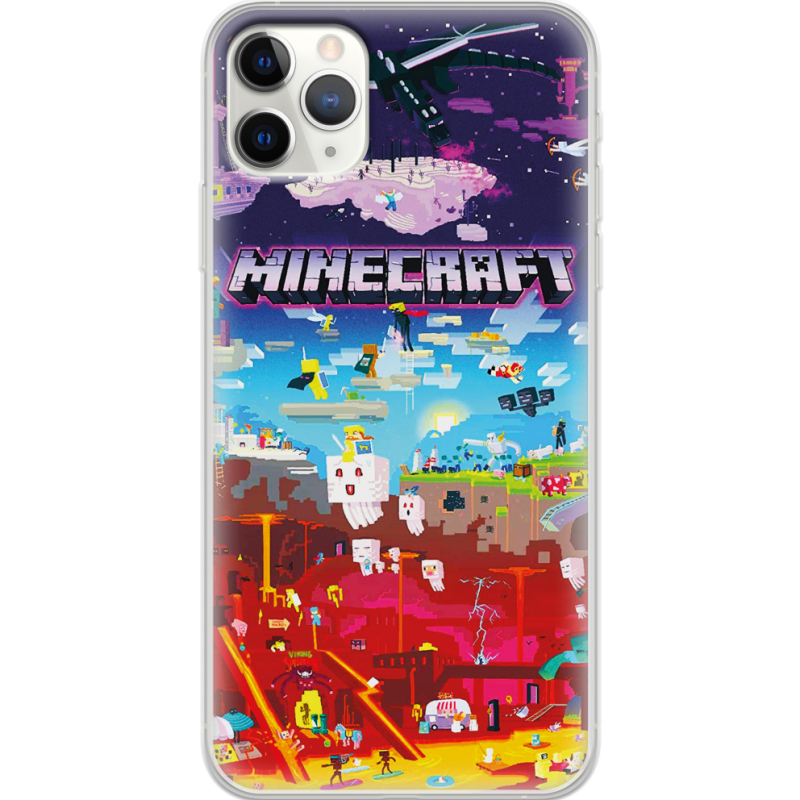 Чехол Uprint Apple iPhone 11 Pro Max Minecraft World Beyond