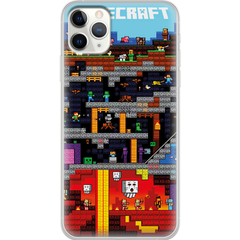 Чехол Uprint Apple iPhone 11 Pro Max Minecraft Lode Runner