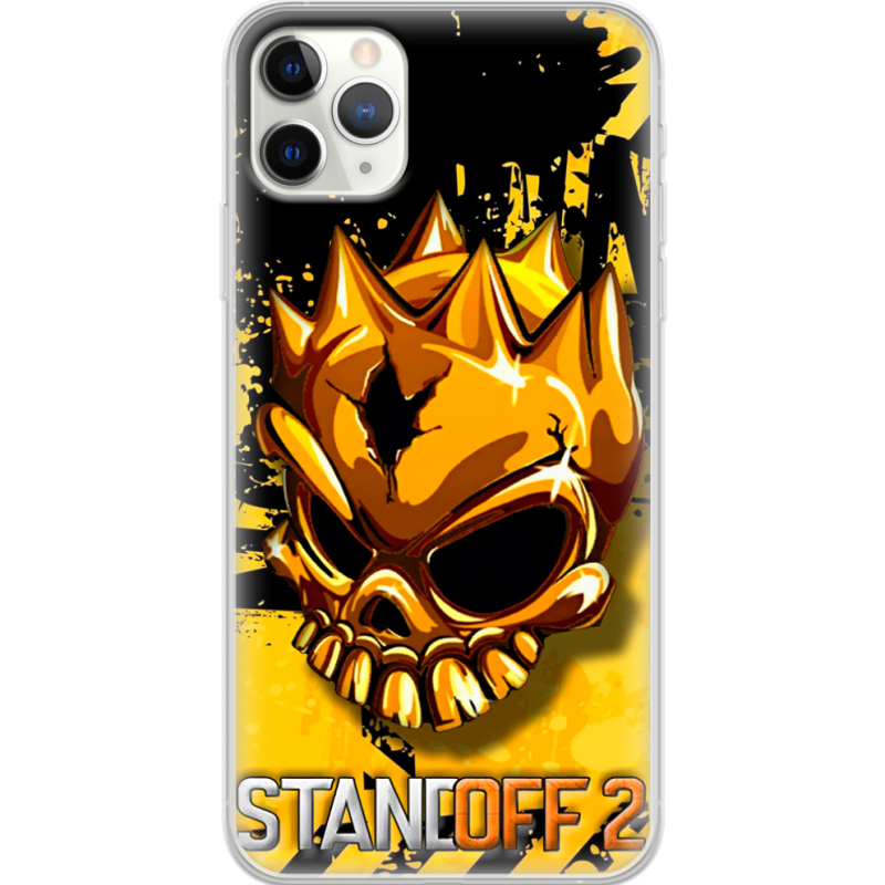 Чехол Uprint Apple iPhone 11 Pro Max StandOff 2 gold