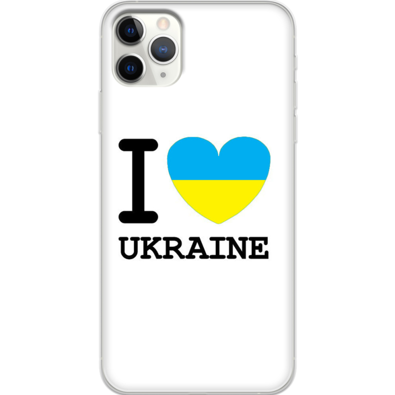 Чехол Uprint Apple iPhone 11 Pro Max I love Ukraine