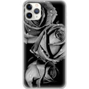 Чехол Uprint Apple iPhone 11 Pro Max Black and White Roses