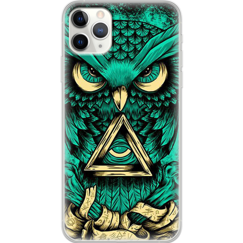 Чехол Uprint Apple iPhone 11 Pro Max Masonic Owl