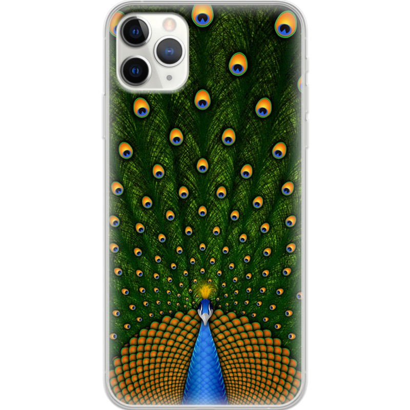 Чехол Uprint Apple iPhone 11 Pro Max Peacocks Tail