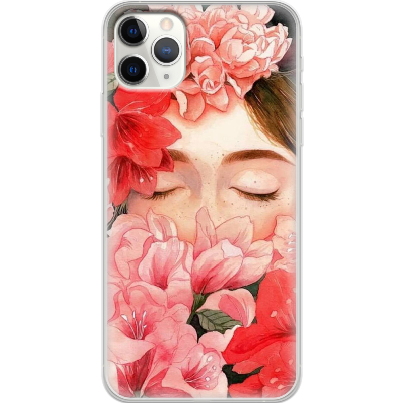 Чехол Uprint Apple iPhone 11 Pro Max Girl in Flowers
