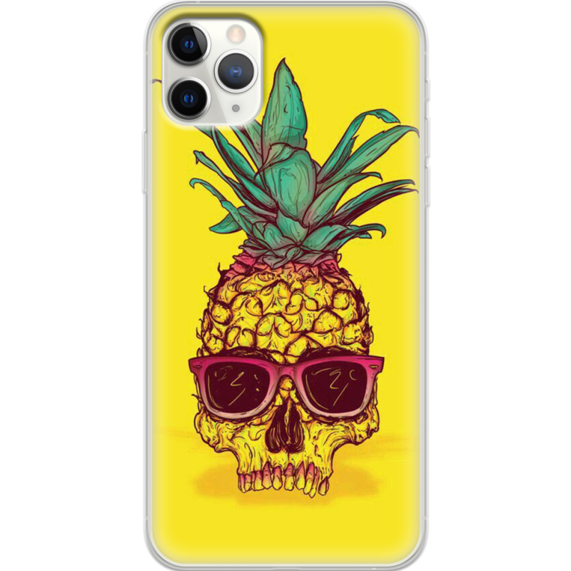 Чехол Uprint Apple iPhone 11 Pro Max Pineapple Skull