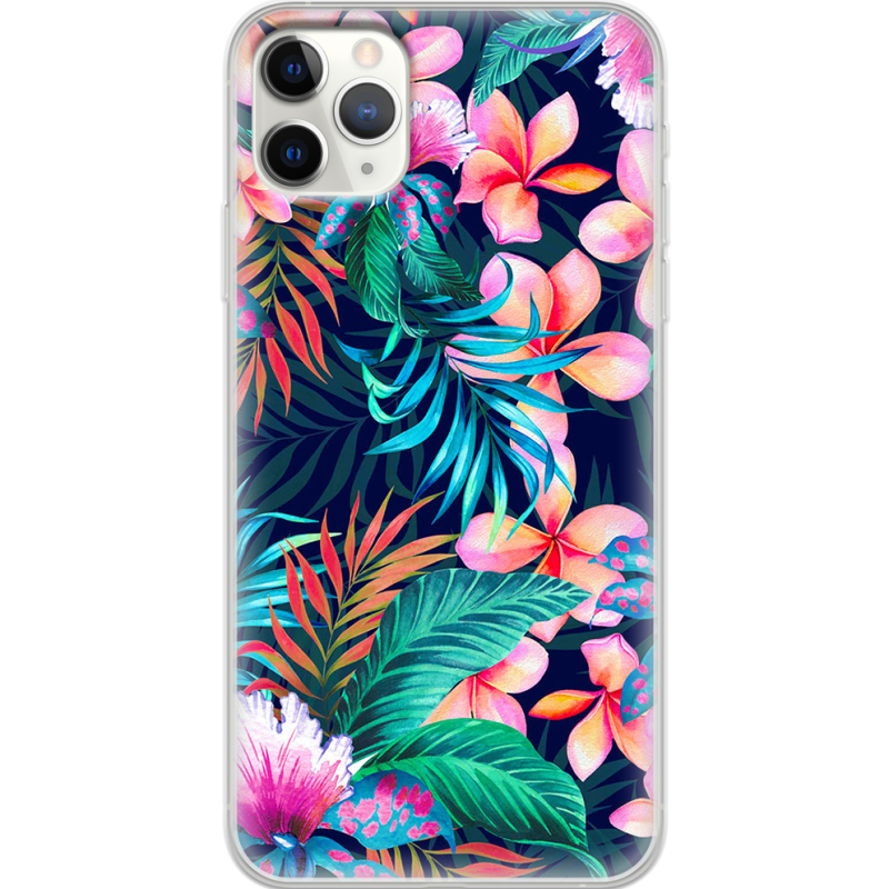 Чехол Uprint Apple iPhone 11 Pro Max flowers in the tropics