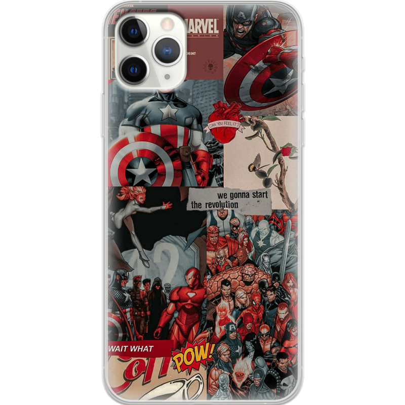 Чехол Uprint Apple iPhone 11 Pro Max Marvel Avengers