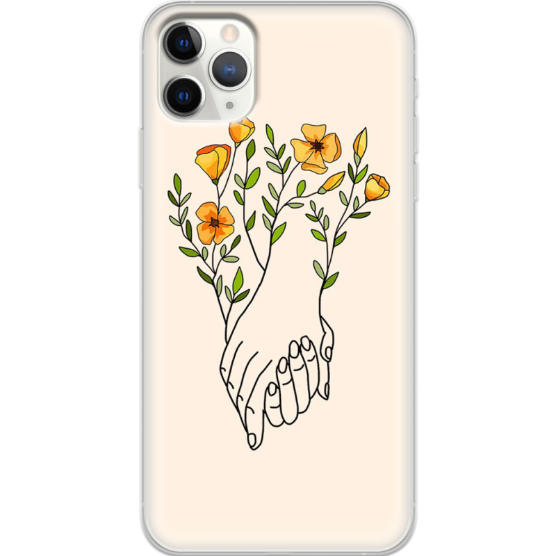 Чехол Uprint Apple iPhone 11 Pro Max Flower Hands