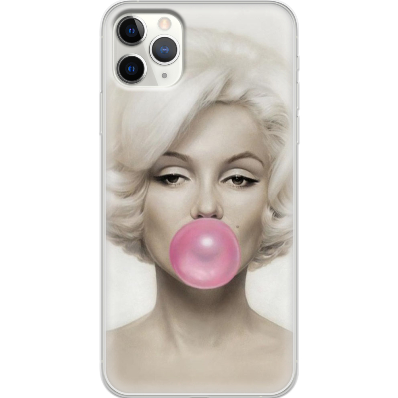 Чехол Uprint Apple iPhone 11 Pro Max Marilyn Monroe Bubble Gum