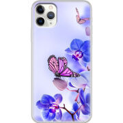 Чехол Uprint Apple iPhone 11 Pro Max Orchids and Butterflies