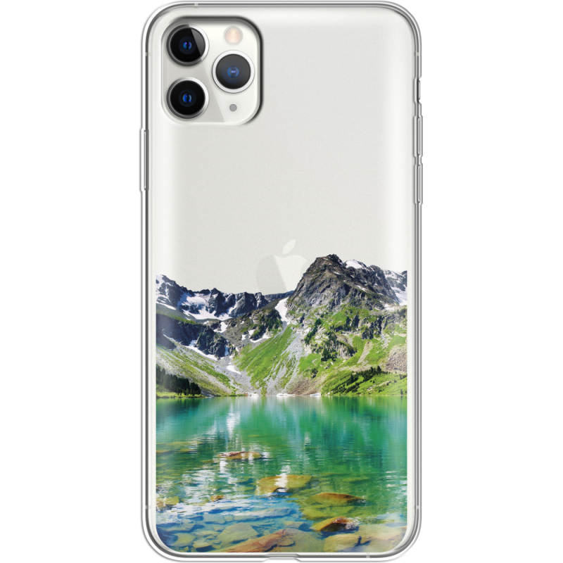 Прозрачный чехол Uprint Apple iPhone 11 Pro Max Green Mountain