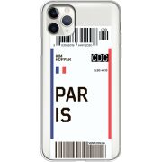Прозрачный чехол Uprint Apple iPhone 11 Pro Max Ticket Paris