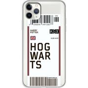Прозрачный чехол Uprint Apple iPhone 11 Pro Max Ticket Hogwarts