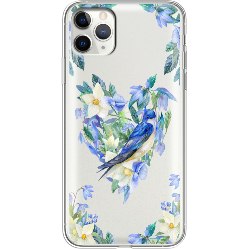 Прозрачный чехол Uprint Apple iPhone 11 Pro Max Spring Bird