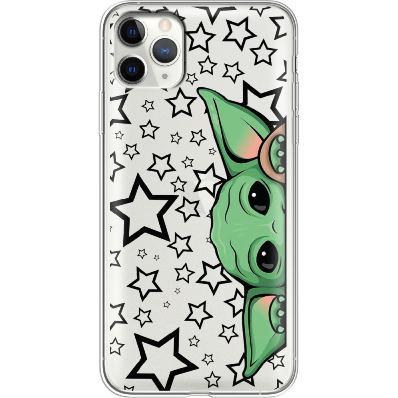 Прозрачный чехол Uprint Apple iPhone 11 Pro Max Baby Yoda