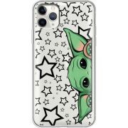 Прозрачный чехол Uprint Apple iPhone 11 Pro Max Baby Yoda