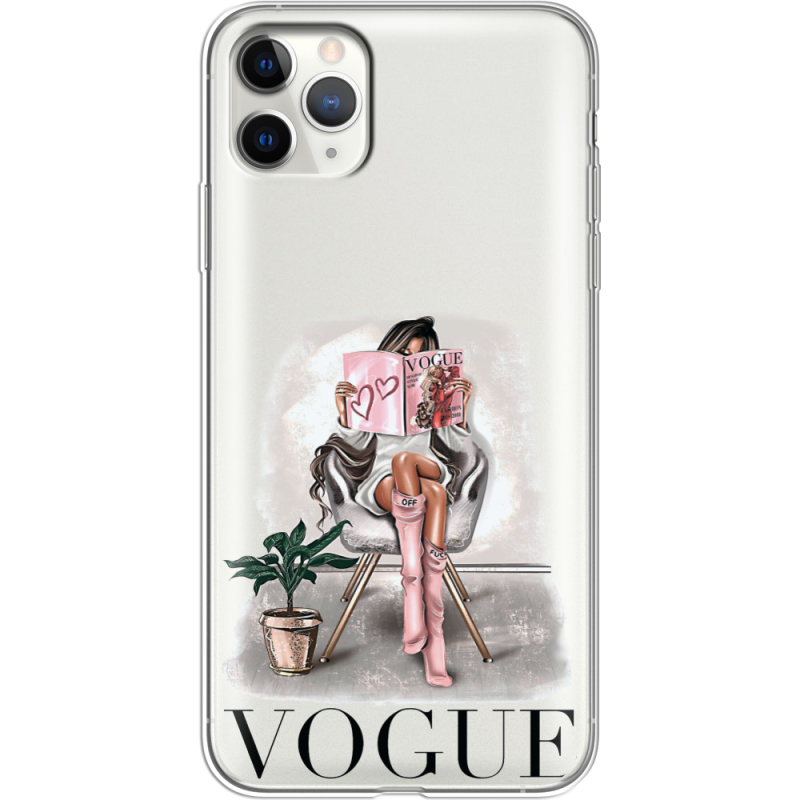 Прозрачный чехол Uprint Apple iPhone 11 Pro Max VOGUE