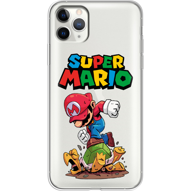 Прозрачный чехол Uprint Apple iPhone 11 Pro Max Super Mario