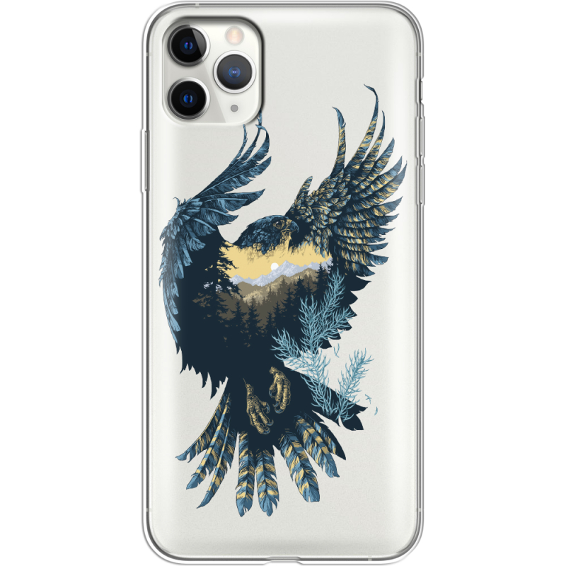 Прозрачный чехол Uprint Apple iPhone 11 Pro Max Eagle