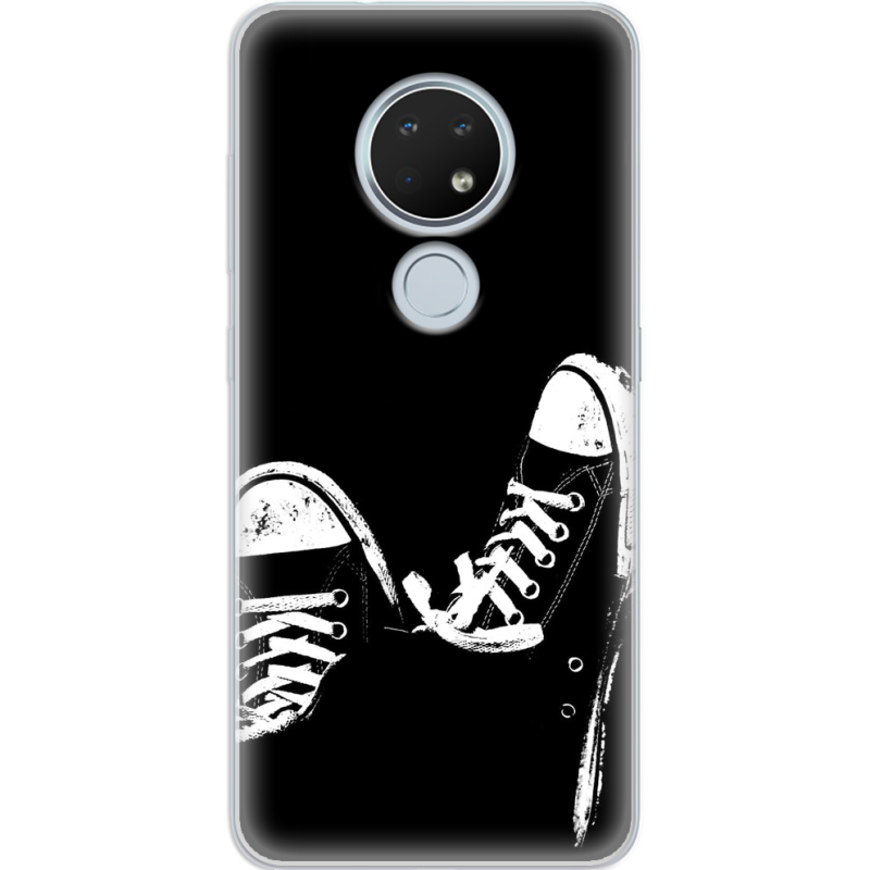 Чехол Uprint Nokia 7.2 Black Sneakers