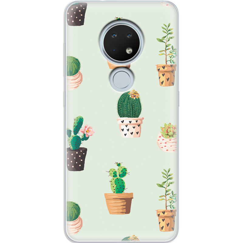 Чехол Uprint Nokia 7.2 L-green Cacti