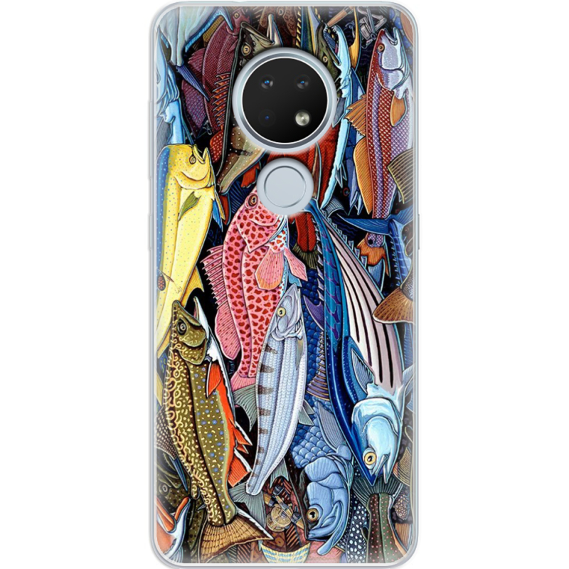 Чехол Uprint Nokia 7.2 Sea Fish