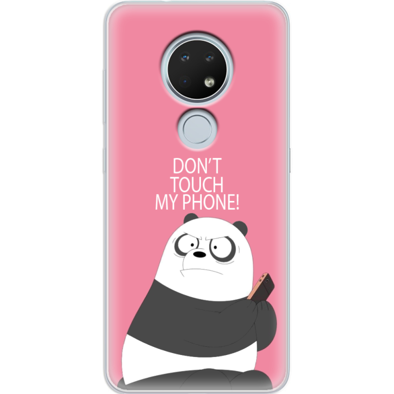 Чехол Uprint Nokia 7.2 Dont Touch My Phone Panda