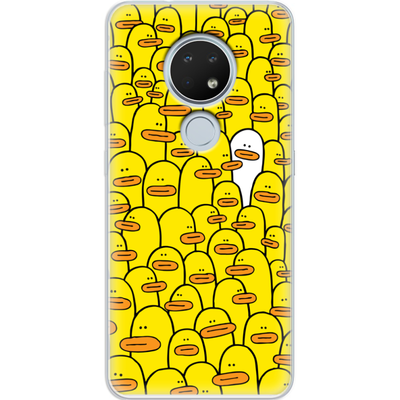 Чехол Uprint Nokia 7.2 Yellow Ducklings