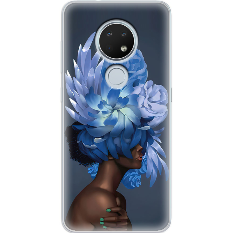 Чехол Uprint Nokia 7.2 Exquisite Blue Flowers