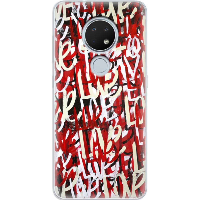 Чехол Uprint Nokia 7.2 Love Graffiti