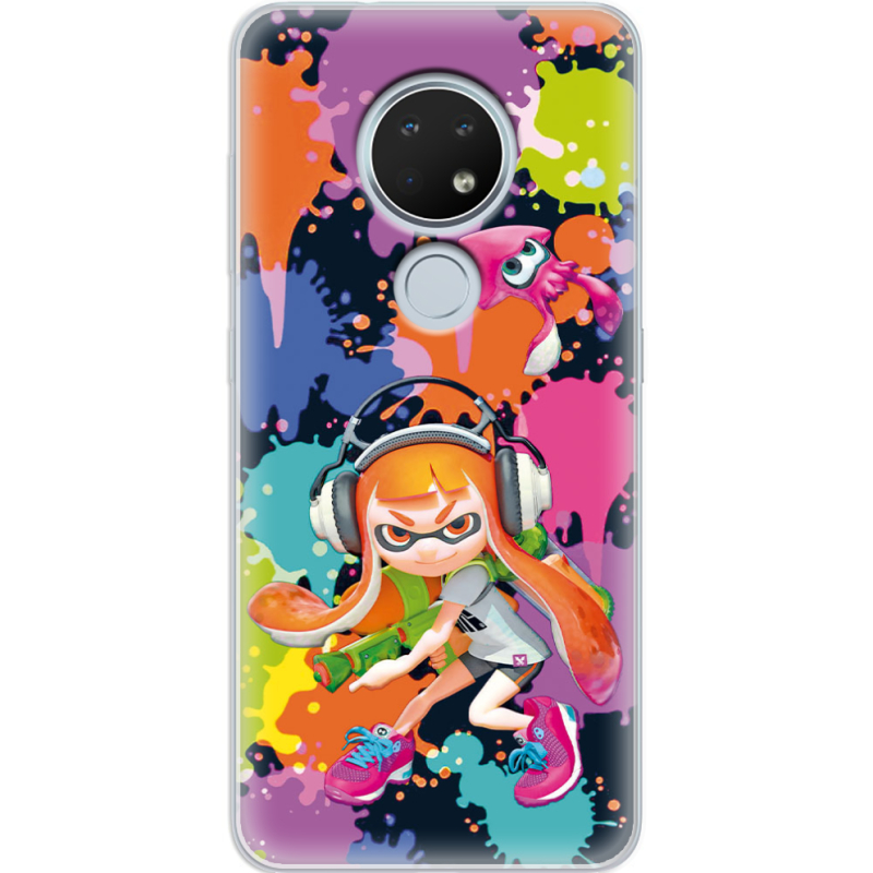 Чехол Uprint Nokia 7.2 Splatoon Inklings