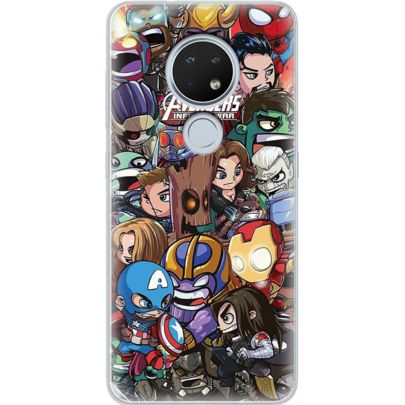 Чехол Uprint Nokia 7.2 Avengers Infinity War