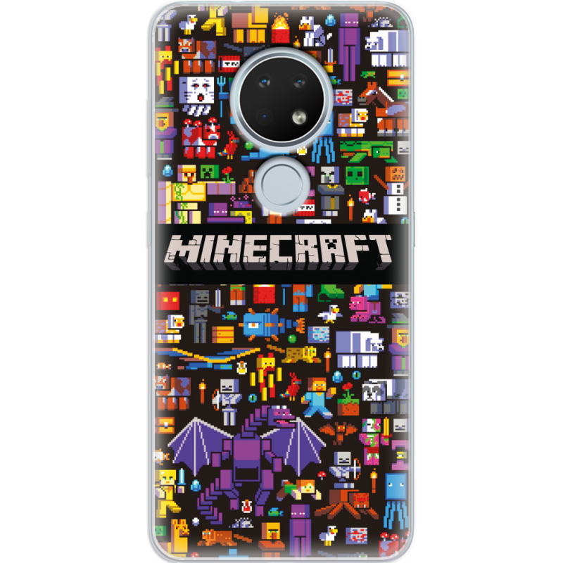 Чехол Uprint Nokia 7.2 Minecraft Mobbery