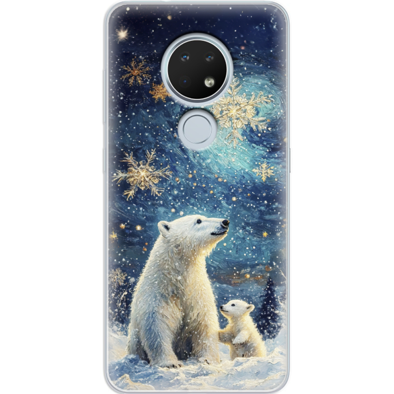 Чехол Uprint Nokia 7.2 Північні ведмеді