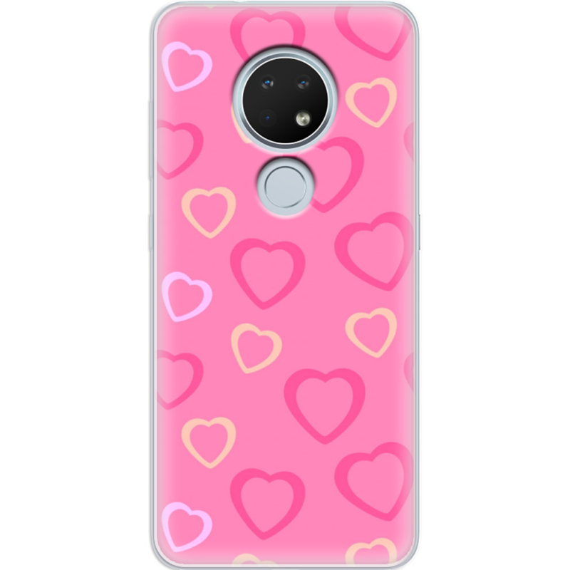 Чехол Uprint Nokia 7.2 Sugar Hearts