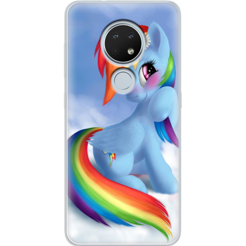 Чехол Uprint Nokia 7.2 My Little Pony Rainbow Dash